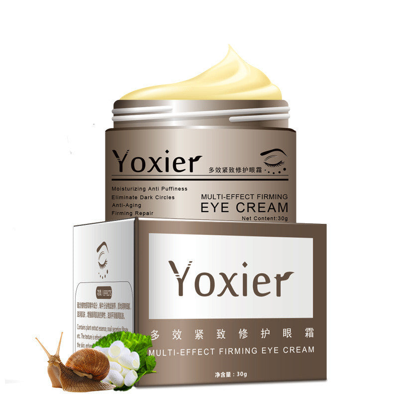 Crème Contour des Yeux Yoxier à l'Escargot – Peptides, Collagène et Anti-Cernes